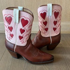 Lucchese women’s heart boots, size 7 never worn